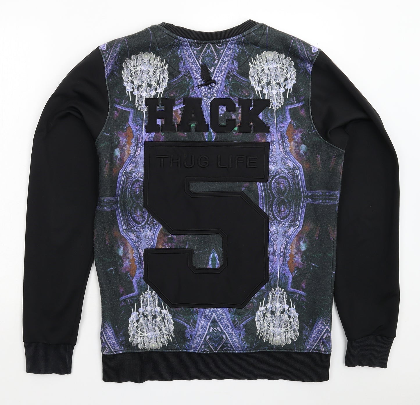 Hack Mens Black   Pullover Sweatshirt Size M