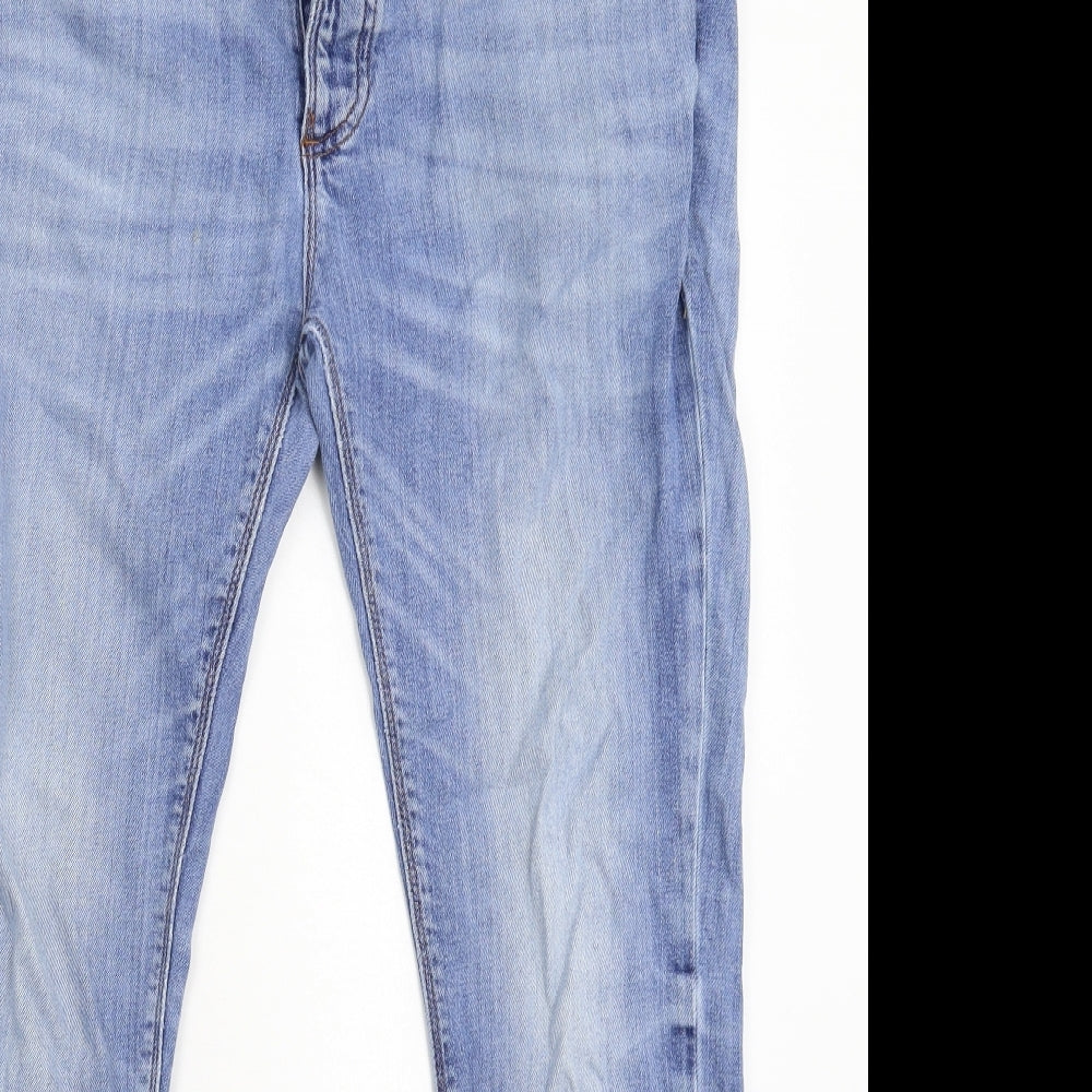 River Island Mens Blue  Denim Straight Jeans Size 36 L32 in