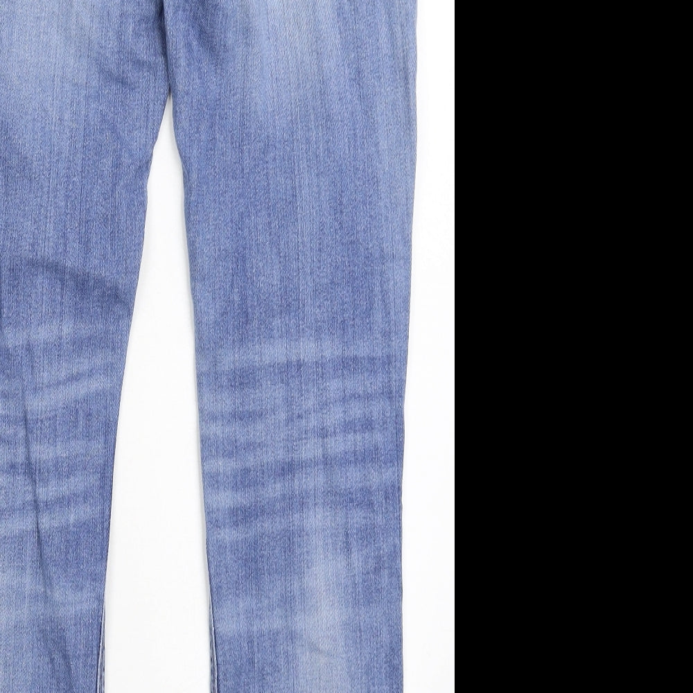 River Island Mens Blue  Denim Straight Jeans Size 36 L32 in