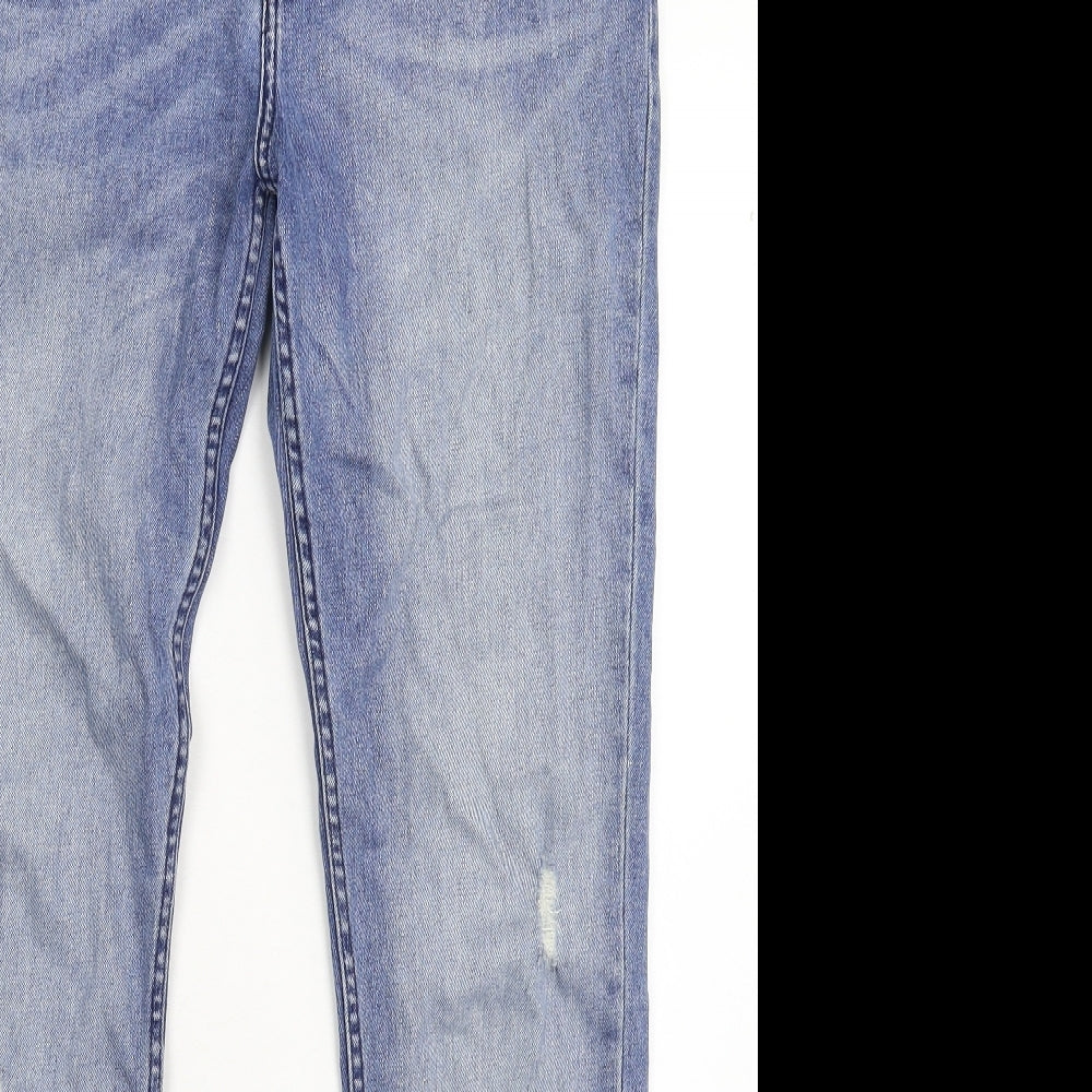 F&F Womens Blue  Denim Skinny Jeans Size 16 L31 in