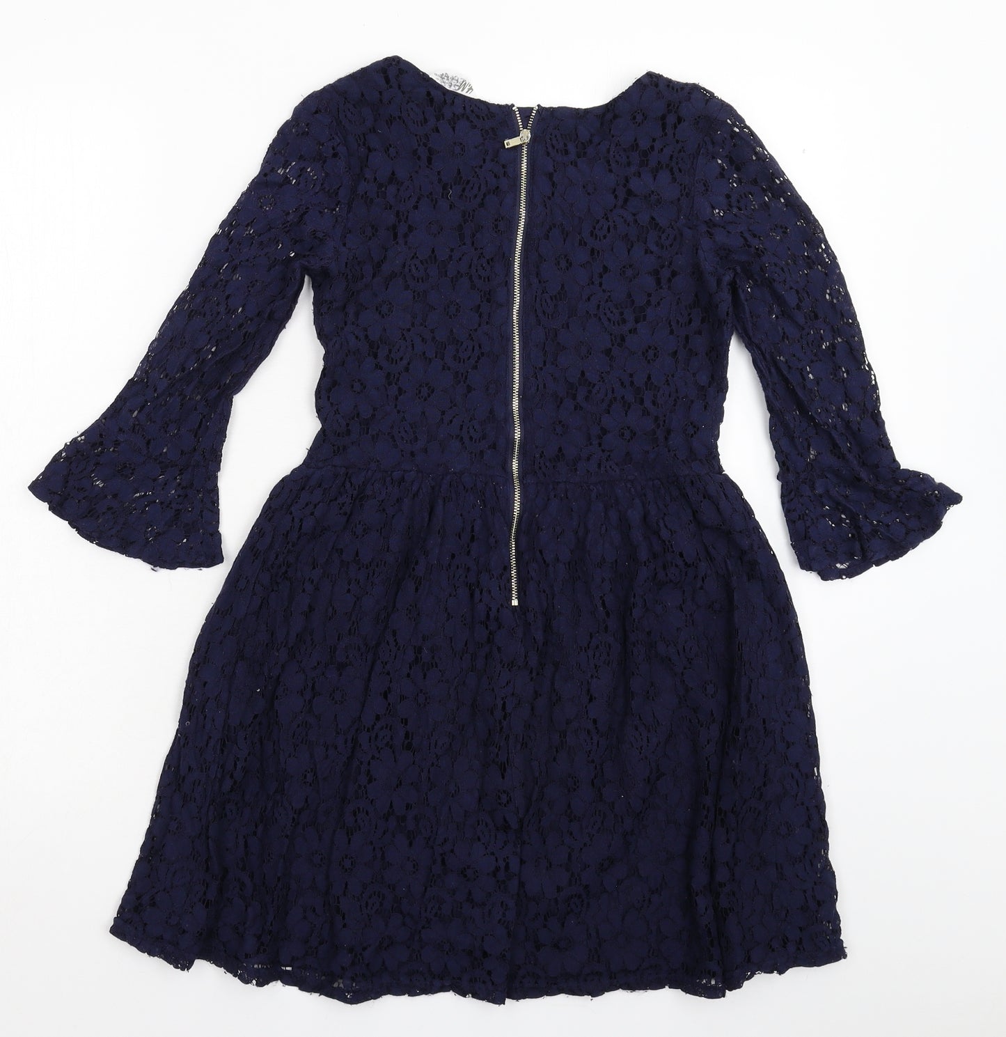H&M Girls Blue  Lace Fit & Flare  Size 13-14 Years
