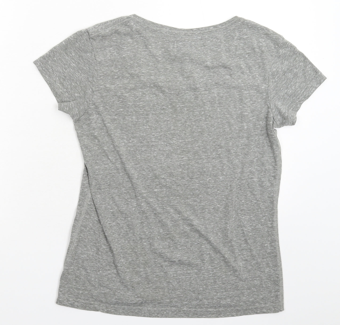 Jack Wills Womens Grey   Basic T-Shirt Size 8