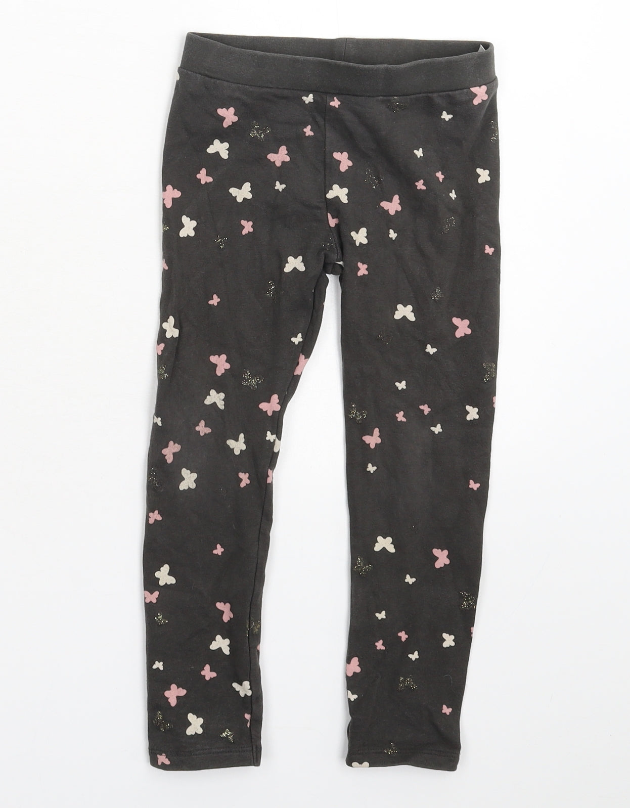 H&M Girls Grey   Jegging Trousers Size 4-5 Years - Legging