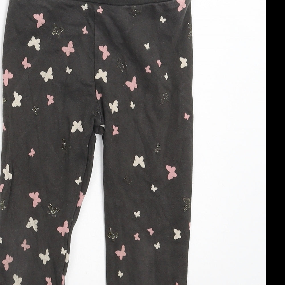 H&M Girls Grey   Jegging Trousers Size 4-5 Years - Legging