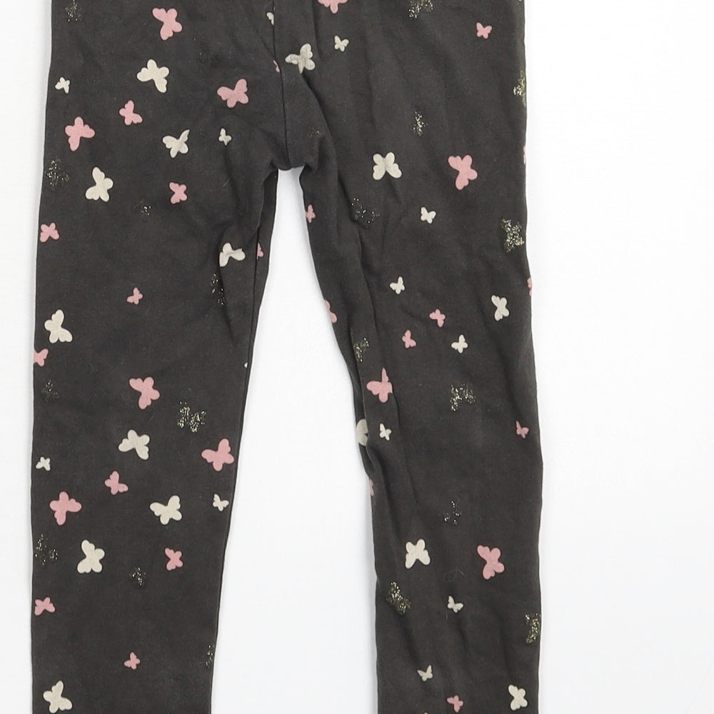 H&M Girls Grey   Jegging Trousers Size 4-5 Years - Legging