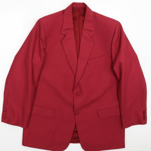 Preworn Mens Red   Jacket Blazer Size 42