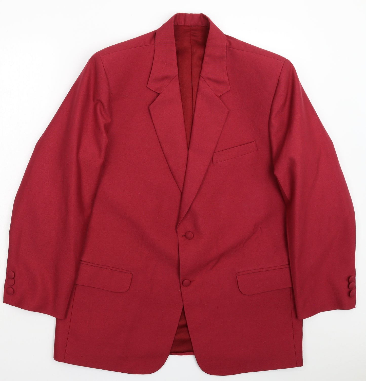 Preworn Mens Red   Jacket Blazer Size 42