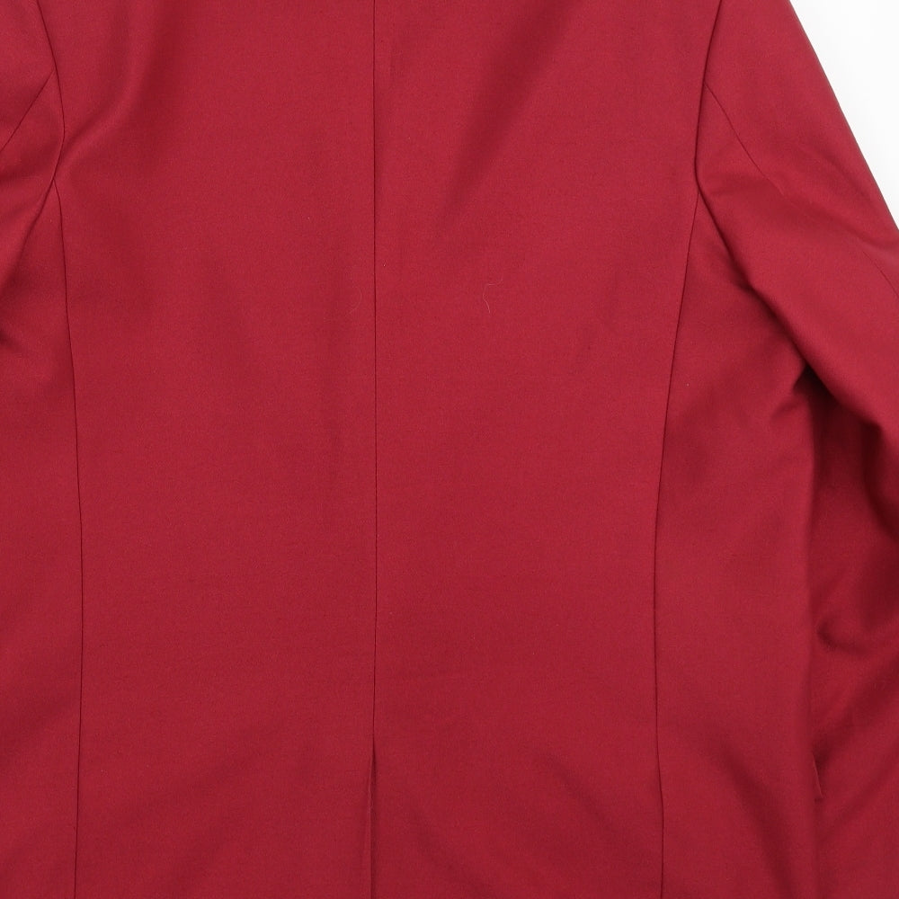 Preworn Mens Red   Jacket Blazer Size 42