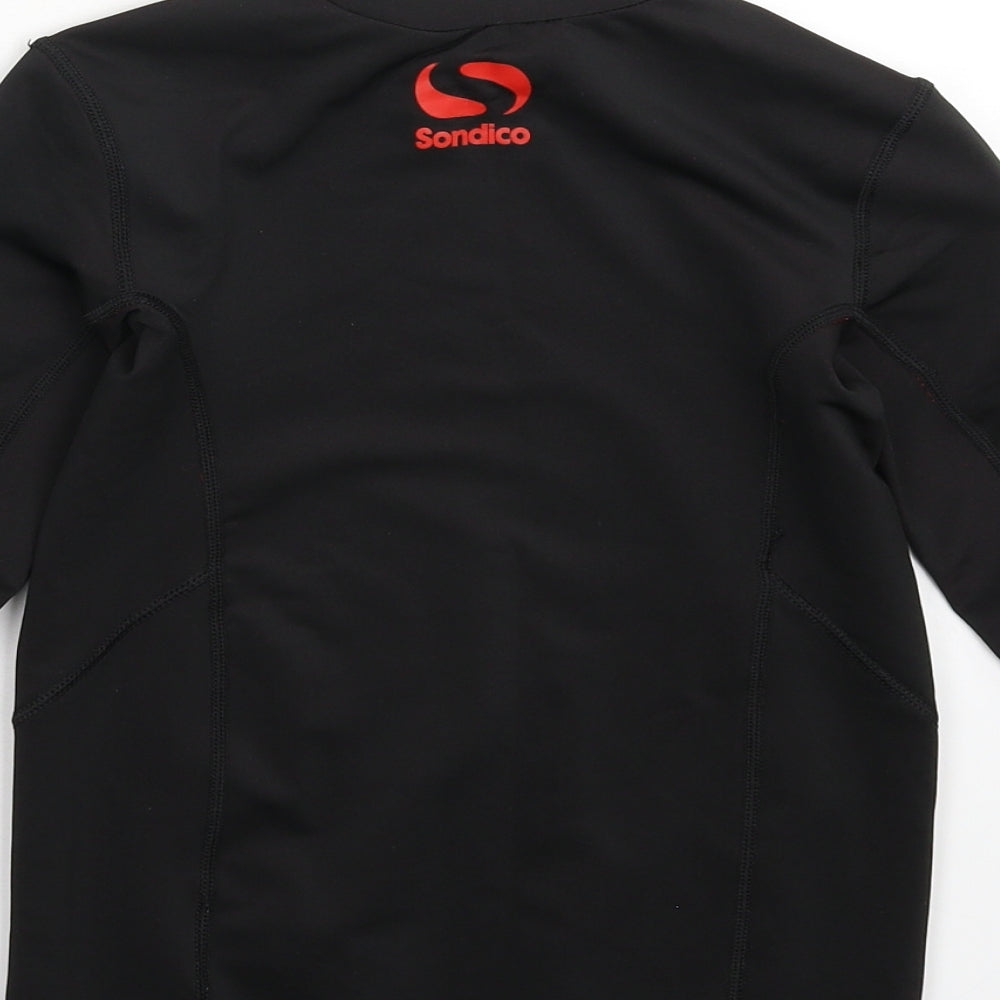 Sondico Boys Black   Jersey T-Shirt Size 9-10 Years