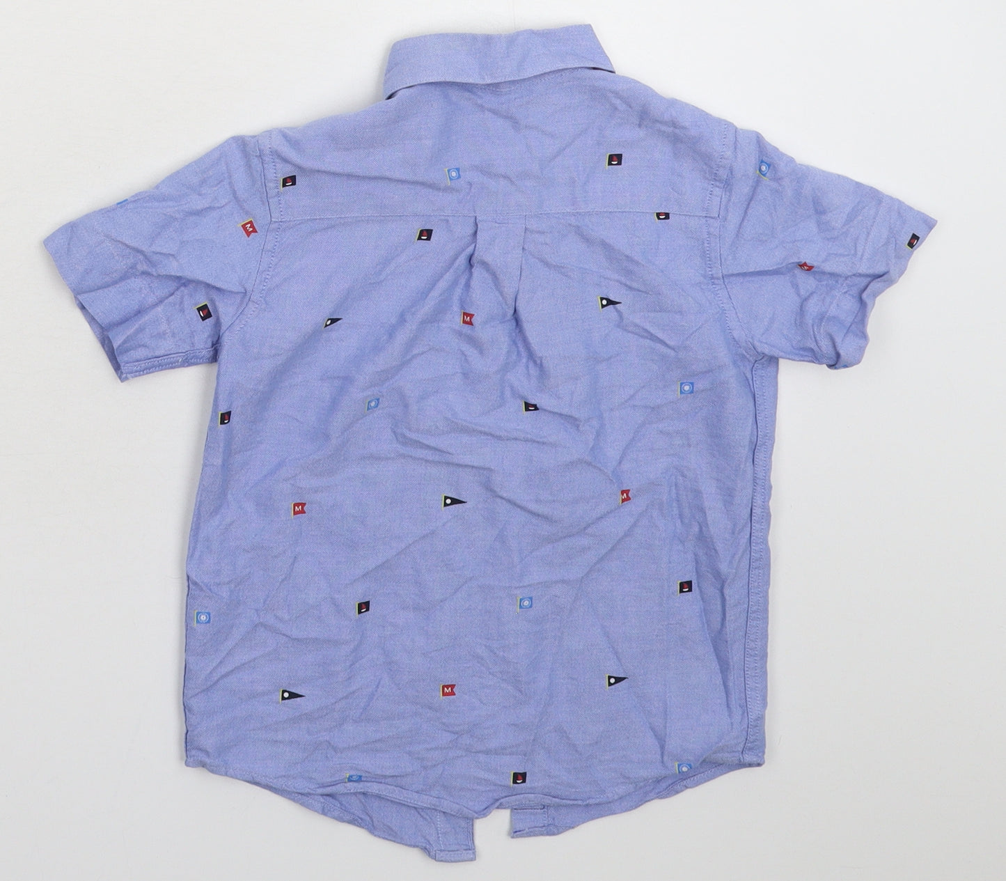 Maine Boys Blue   Basic Button-Up Size 6 Years