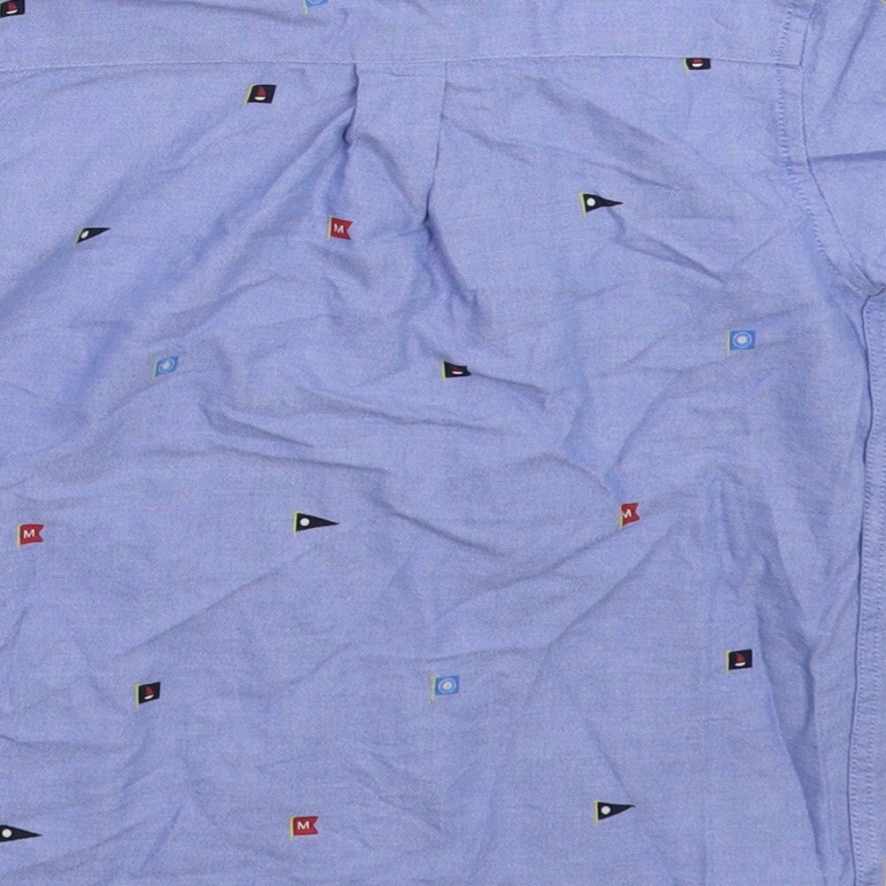 Maine Boys Blue   Basic Button-Up Size 6 Years