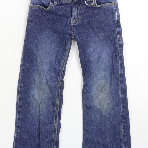 CQ Girls Blue  Denim Straight Jeans Size 4-5 Years