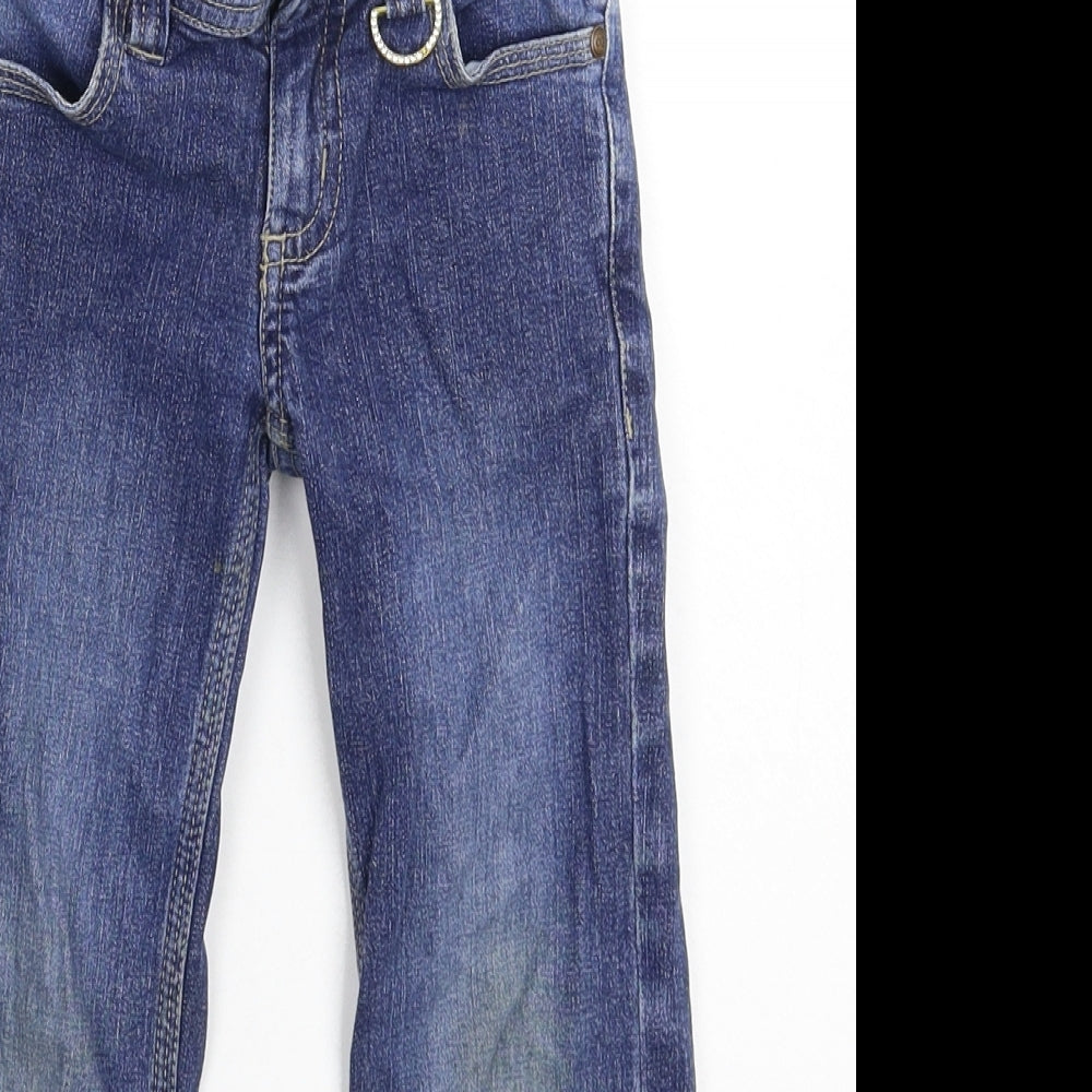 CQ Girls Blue  Denim Straight Jeans Size 4-5 Years