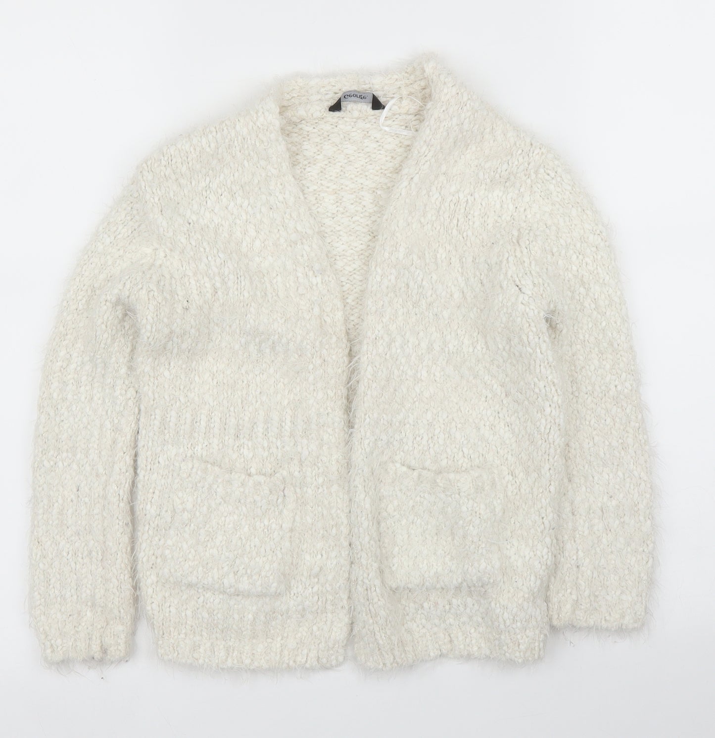 George Girls White   Cardigan Jumper Size 5-6 Years