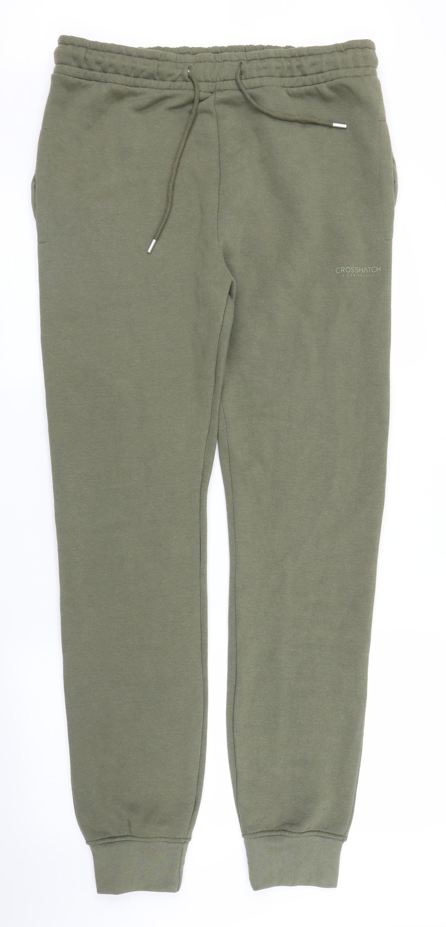 Crosshatch Womens Green   Sweatpants Trousers Size M L30 in