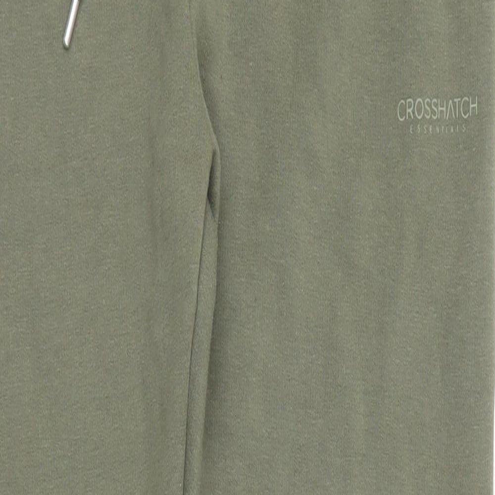 Crosshatch Womens Green   Sweatpants Trousers Size M L30 in