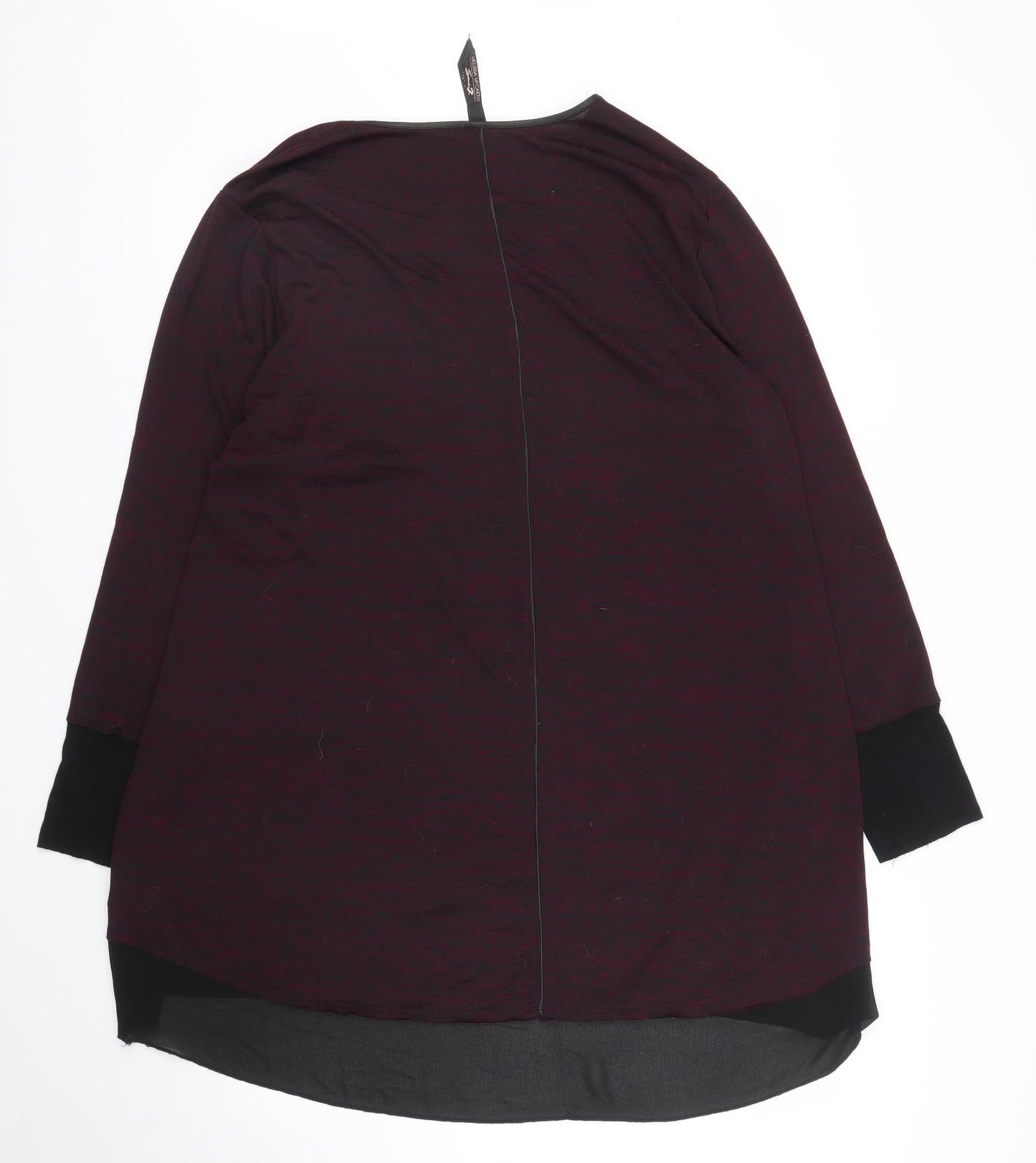 Melissa McCarthy Seven7 Womens Purple   Basic Blouse Size 2XL