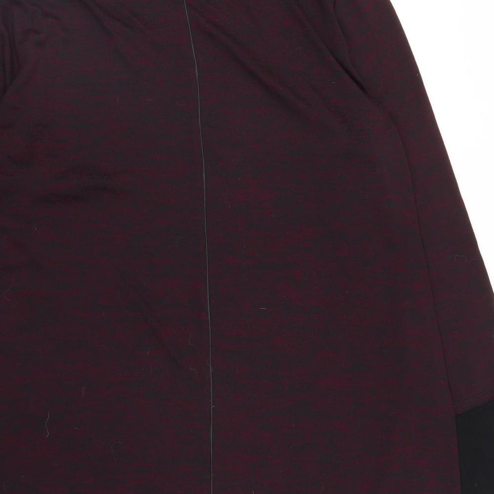 Melissa McCarthy Seven7 Womens Purple   Basic Blouse Size 2XL