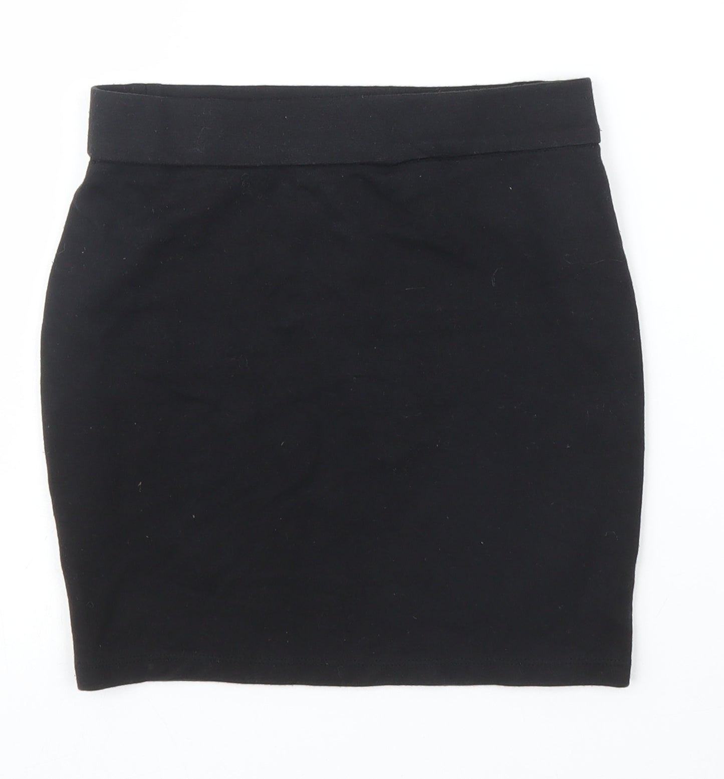 M&S Girls Black   Bandage Skirt Size 9 Years