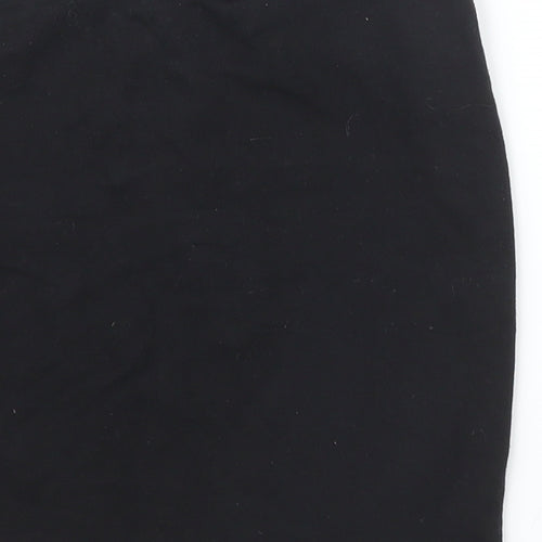 M&S Girls Black   Bandage Skirt Size 9 Years
