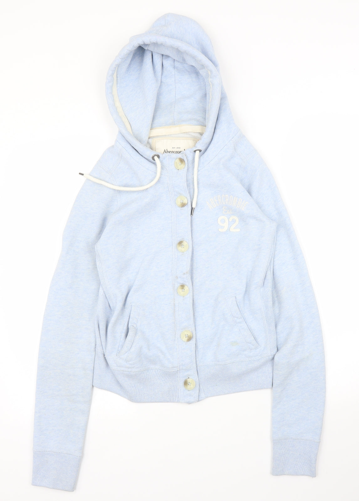 Abercrombie & Fitch Mens Blue   Cardigan Hoodie Size S