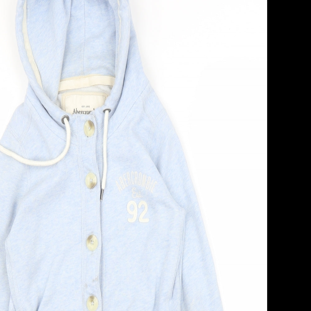Abercrombie & Fitch Mens Blue   Cardigan Hoodie Size S