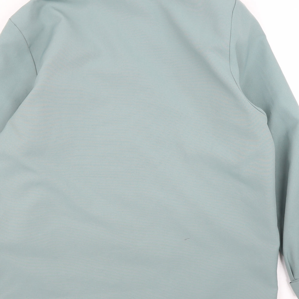 Preworn Womens Green   Overcoat Coat Size 14