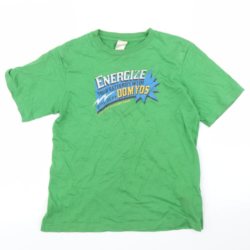 DOMYOS Boys Green   Basic T-Shirt Size 12 Years