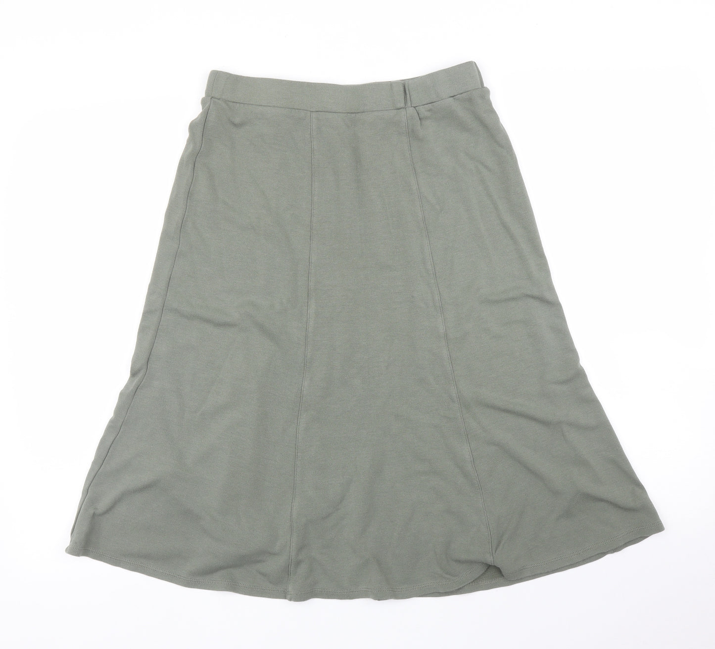 Preworn Womens Green   A-Line Skirt Size 10