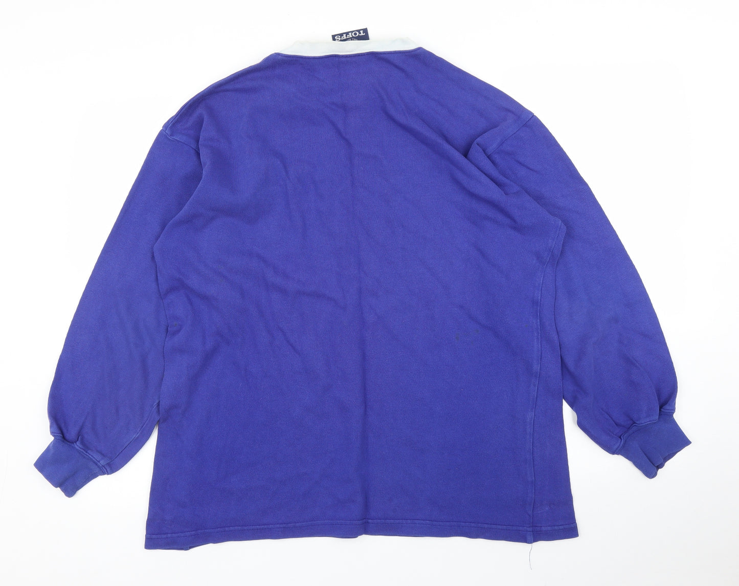 Toff Mens Blue   Pullover Jumper Size XL