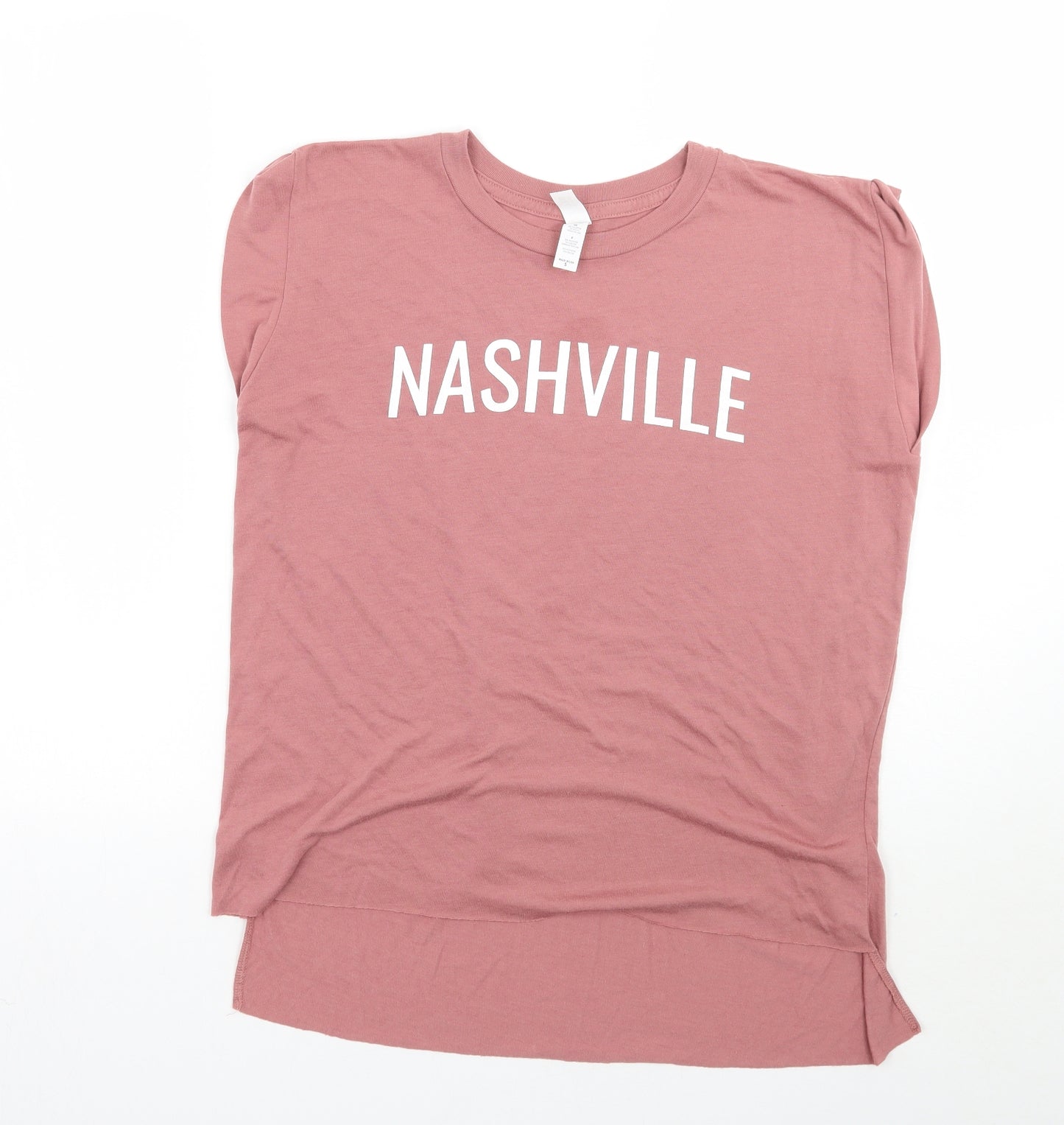 Bella & Canvas Womens Pink   Basic T-Shirt Size S