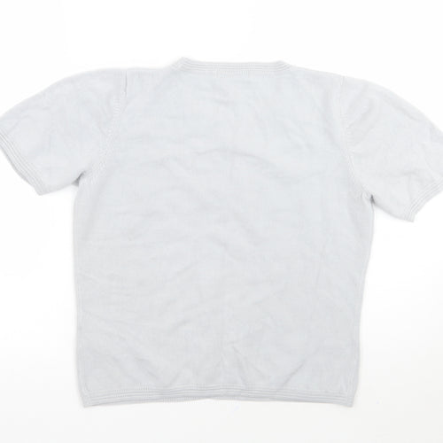 Marks and Spencer Womens Grey   Basic T-Shirt Size 12