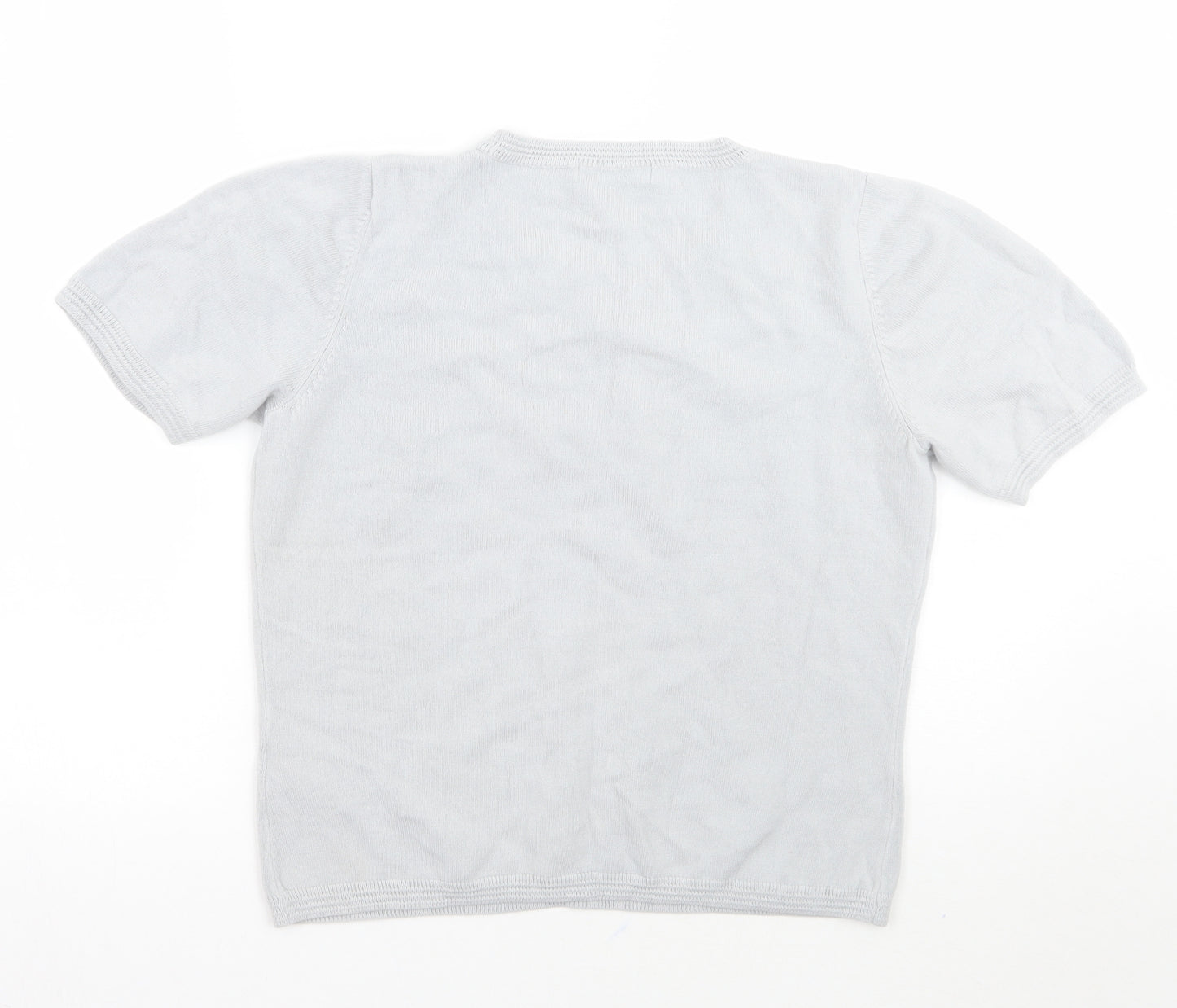 Marks and Spencer Womens Grey   Basic T-Shirt Size 12