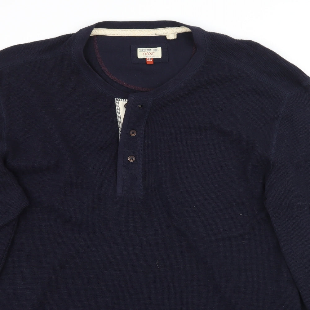 NEXT Mens Blue    T-Shirt Size 2XL