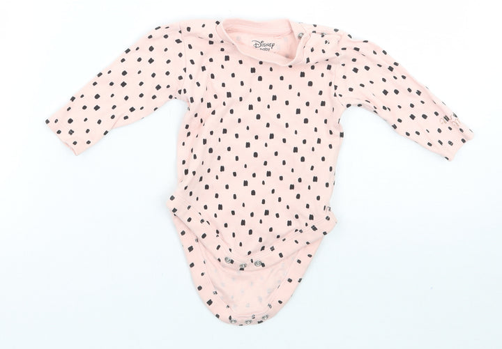 Primark Girls Pink Geometric Babygrow One-Piece Size 0-3 Months