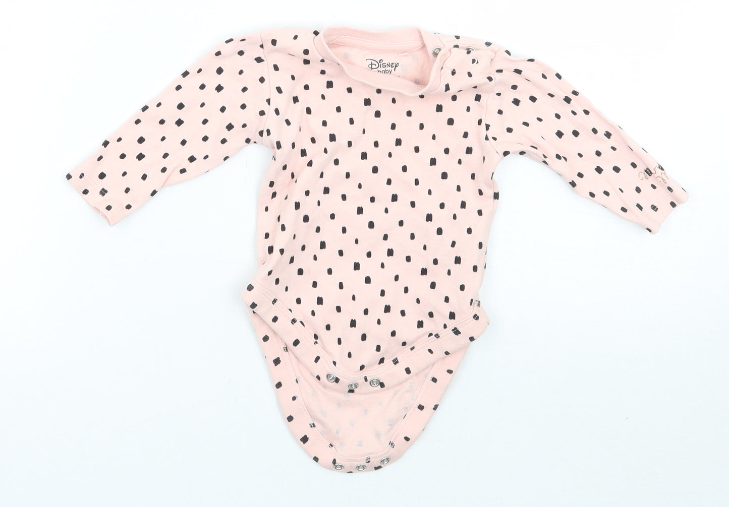 Primark Girls Pink Geometric  Babygrow One-Piece Size 0-3 Months