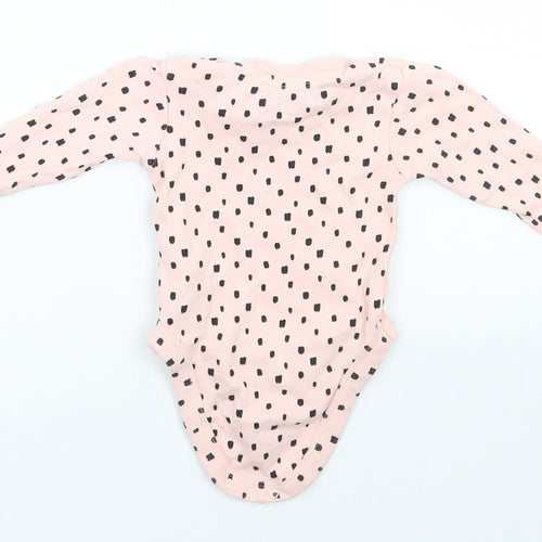 Primark Girls Pink Geometric  Babygrow One-Piece Size 0-3 Months