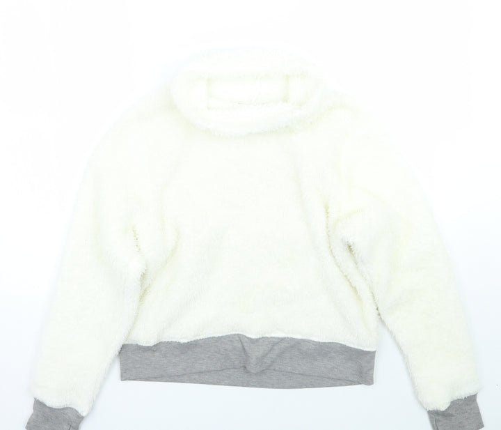 Derek Heart Womens Ivory Pullover Jumper Size M