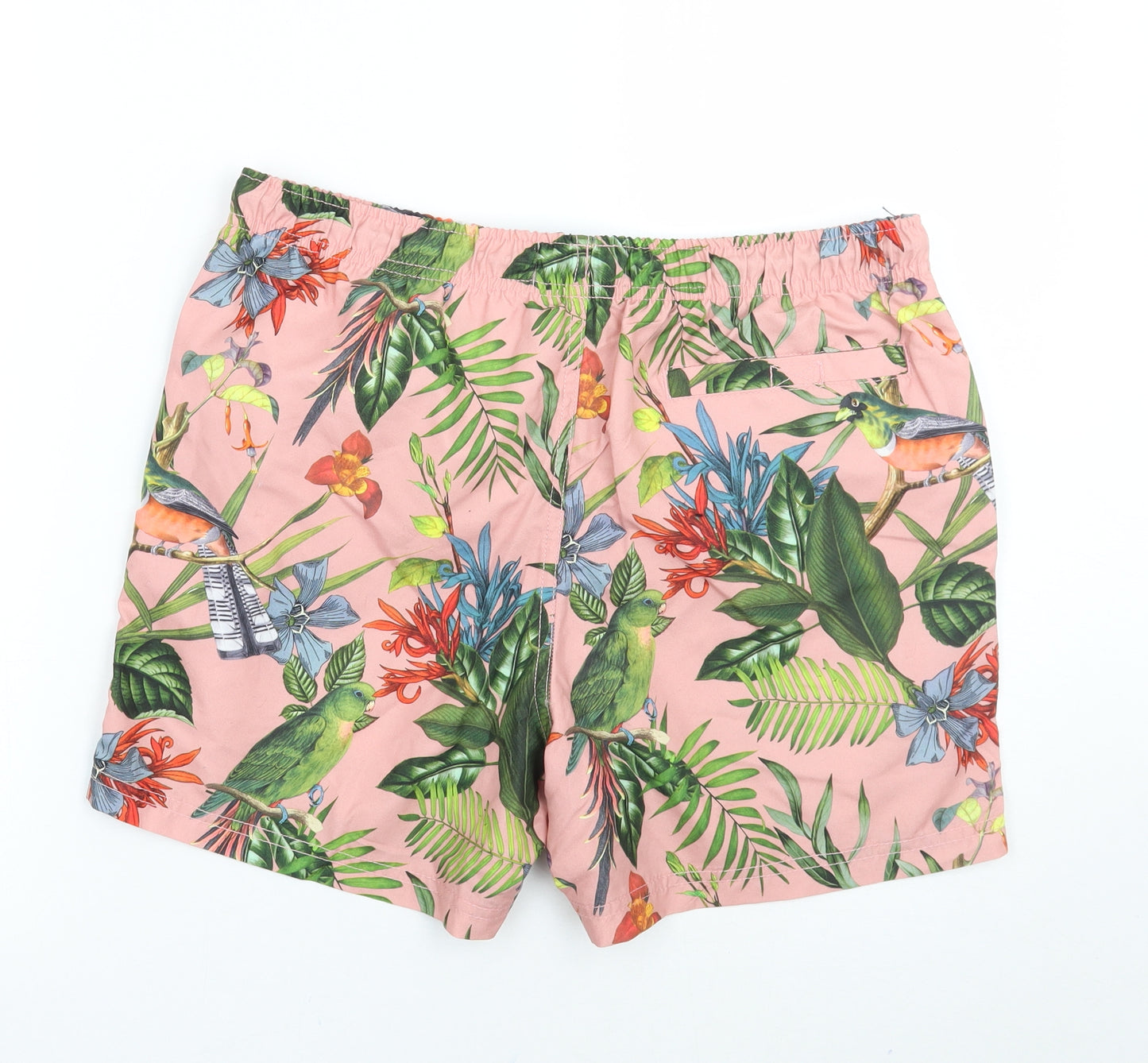Primark Mens Pink Floral  Bermuda Shorts Size S