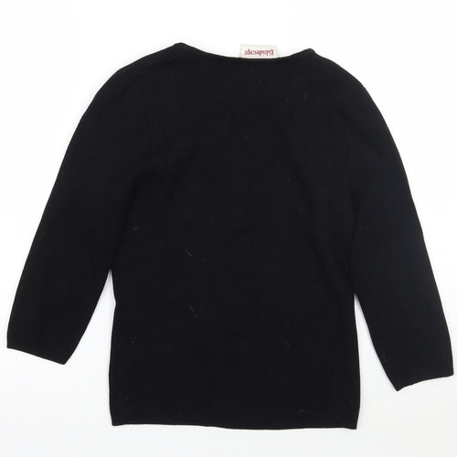 Kaleidoscope Womens Black   Pullover Jumper Size 12