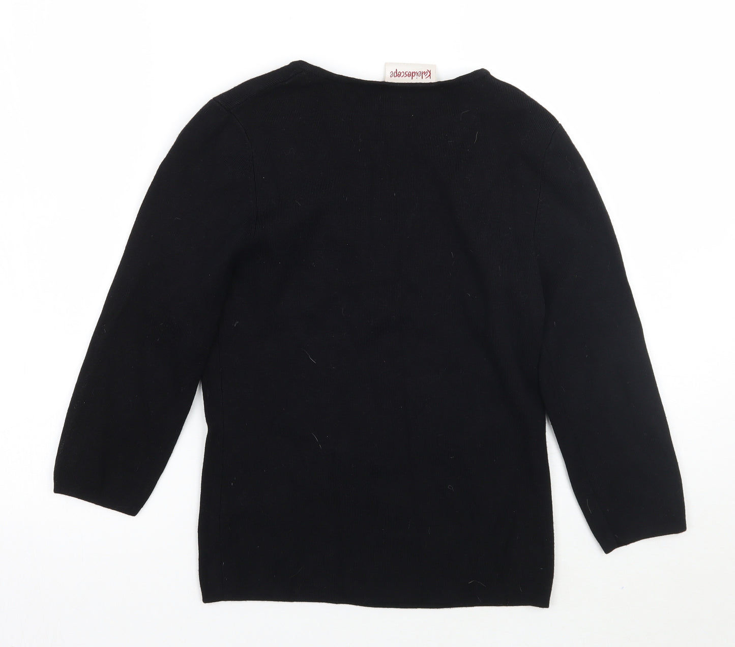 Kaleidoscope Womens Black   Pullover Jumper Size 12