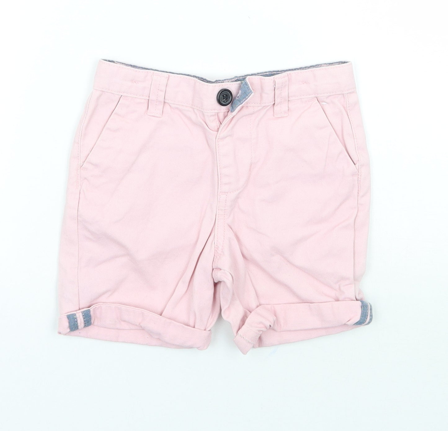 Denim co Boys Pink   Chino Shorts Size 3-4 Years