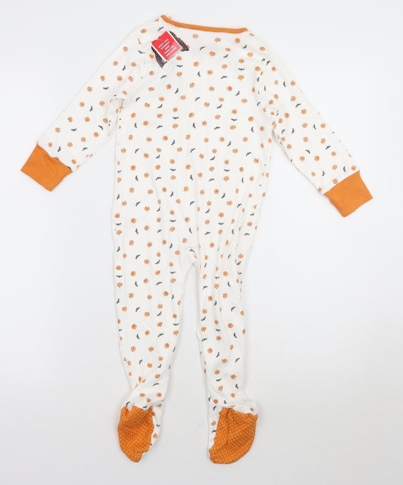 TU Baby White Geometric  Babygrow One-Piece Size 18-24 Months