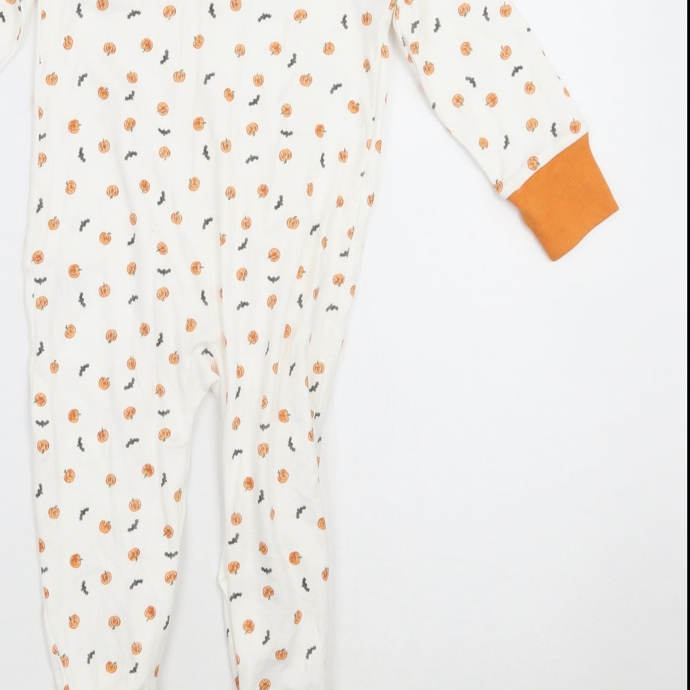 TU Baby White Geometric  Babygrow One-Piece Size 18-24 Months