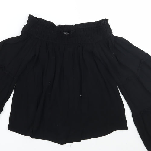 Primark Womens Black   Basic T-Shirt Size 6