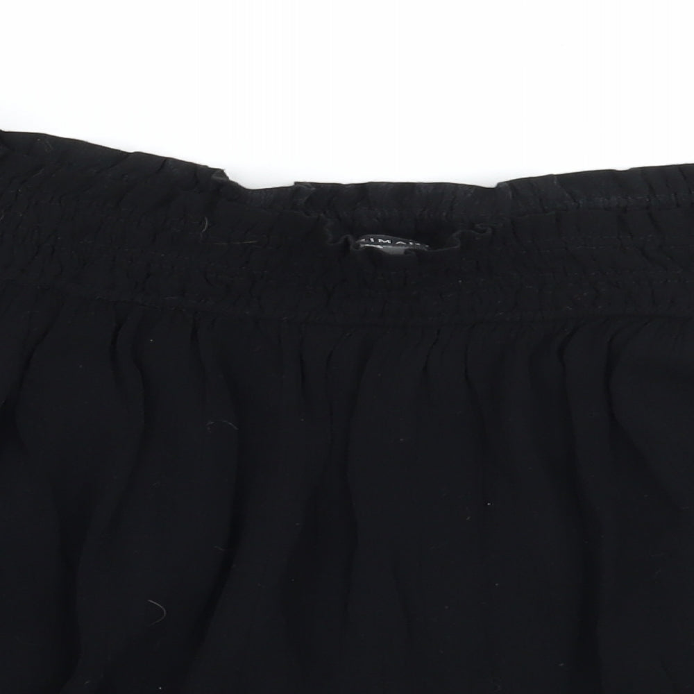 Primark Womens Black   Basic T-Shirt Size 6