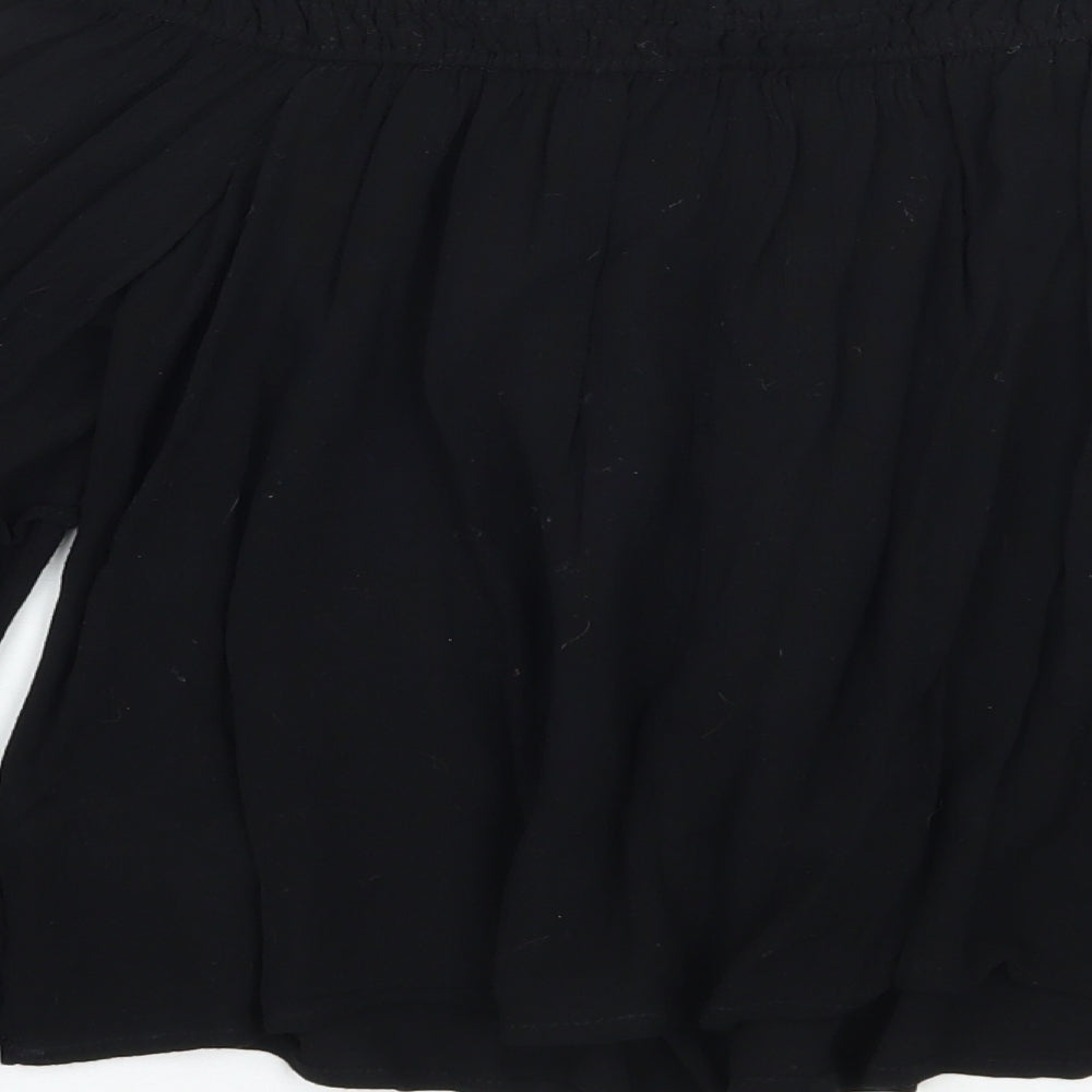Primark Womens Black   Basic T-Shirt Size 6