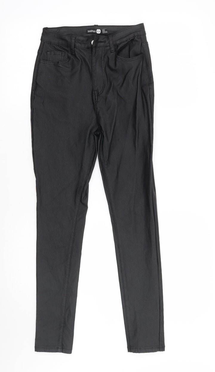 Boohoo Womens Black   Trousers  Size 6 L26 in