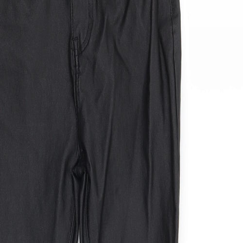 Boohoo Womens Black   Trousers  Size 6 L26 in