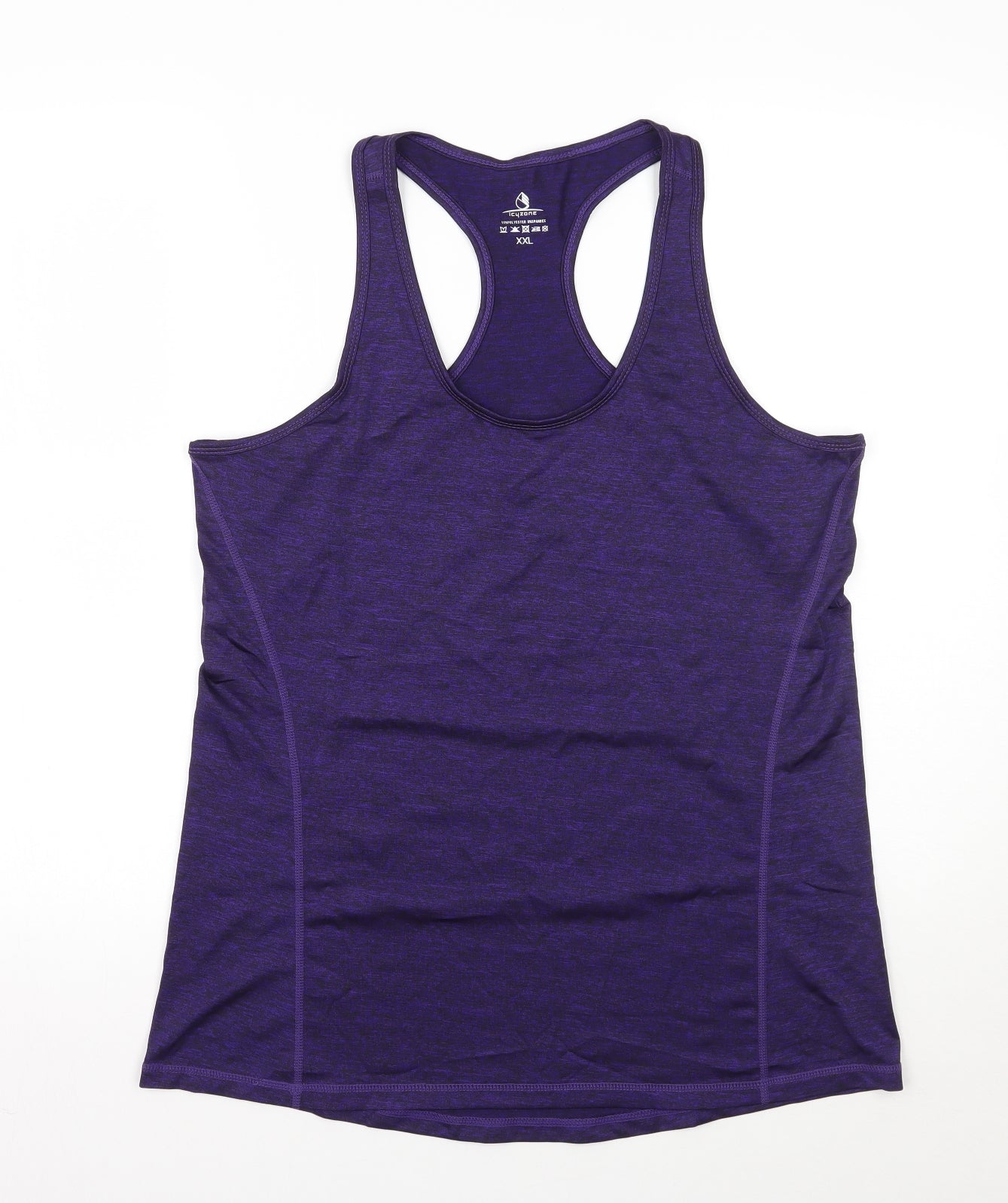 icyzone Womens Purple   Basic Tank Size 2XL